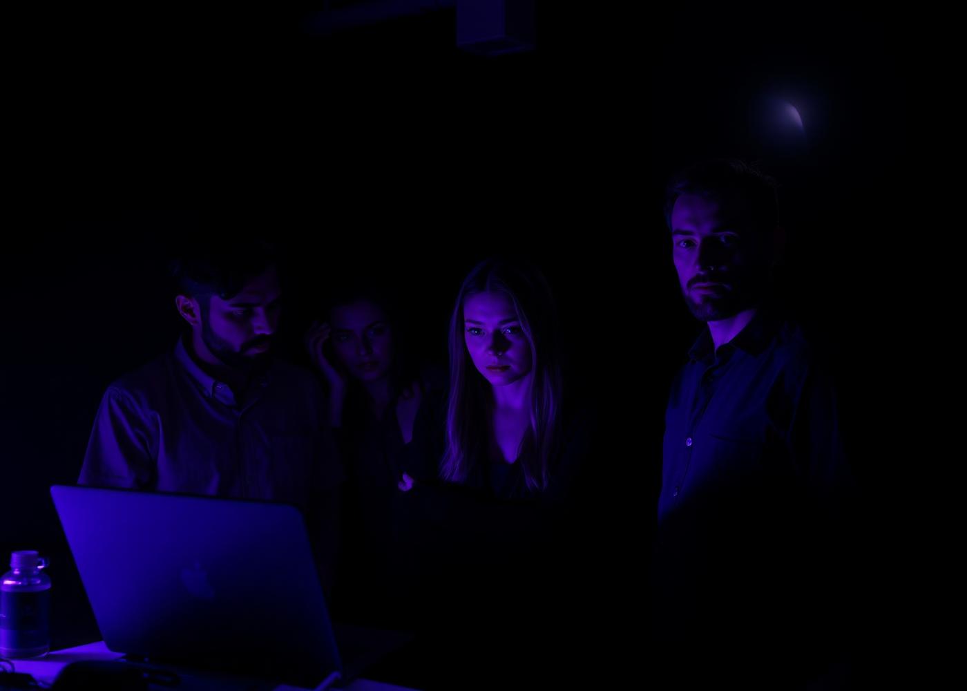 The VOX Group team reviewing creative work